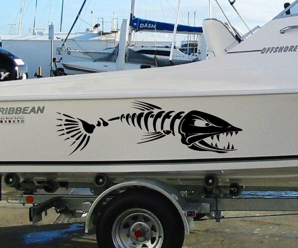 Huge Fishing Boat Fish Stickers Marine Vinyl Tackle Box