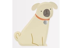 Meri Meri Disposable Birthday Party Plates, Pack of 8 Fun Shaped Disposable Plates for Party, Kid’s Birthday Supplies