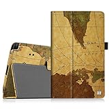 Fintie LG G Pad X8.3 (4G LTE Verizon Wireless VK815) Folio Case - Premium PU Leather Cover with Auto Sleep/Wake [Only For Verizon Wireless Model VK815] LG G Pad X 8.3 Inch 4G LTE Tablet, Map Brown