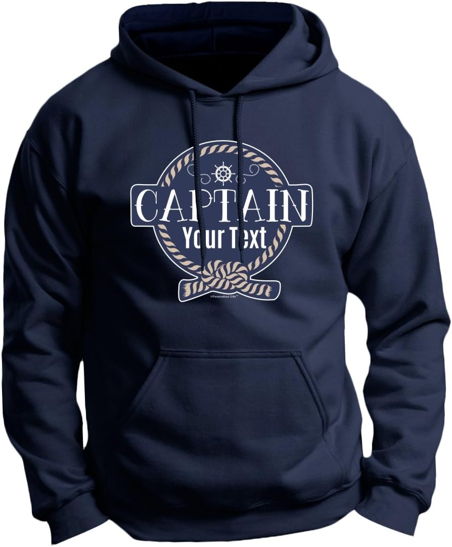 Personalized Boat Captain Sailing Boating Custom Premium Hoodie Sweatshirt
