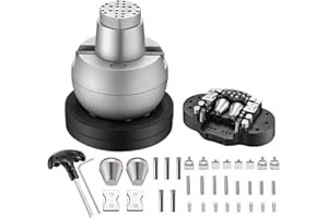 DZQ Ball Vise 5" Engraving Setting Tool 360°Rotation Professional Ball Vise 36PCS Attachment Jewelry Engraving Block Tools Standard Block