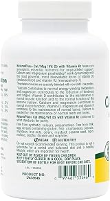 Nature's Plus Calcium Magnesium Vitamin D3 K2 Bone Support 90 Tablets view 7