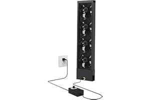 AMCHIXIN 27.6-29.5 Inch Vertical Window Exhaust Fan for Sliding Windows – Match Top and Bottom Frame Quick Installation without Tools Adjustable Airflow for Bedroom Attics Hot Rooms (Black)