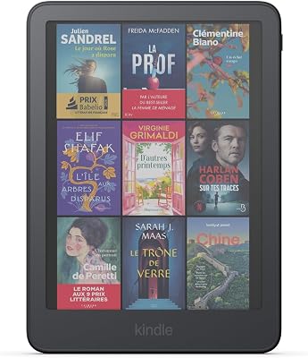 Kindle Colorsoft 16 Go (nouvelle génération) : désormais plus fin et plus léger, avec écran couleur 7" et éclairage chaud - Graphite