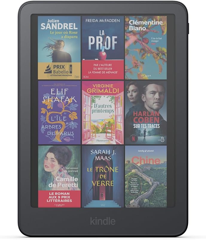 Kindle Colorsoft 16 Go (nouvelle génération) : désormais plus fin et plus léger, avec écran couleur 7" et éclairage chaud - Graphite