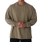 maytopia Mens Long Sleeve T-Shirt Gym Workout Shirts Muscle Athletic Tee Active Shirt