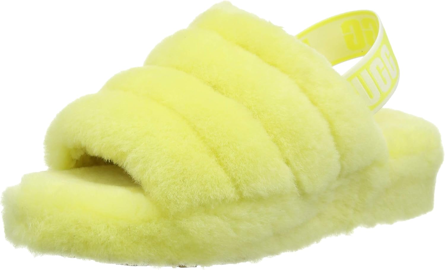 ugg fluff yeah yellow
