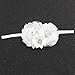 Miugle Baby Girl Baptism Headbands Baby Christening Hair Bows
