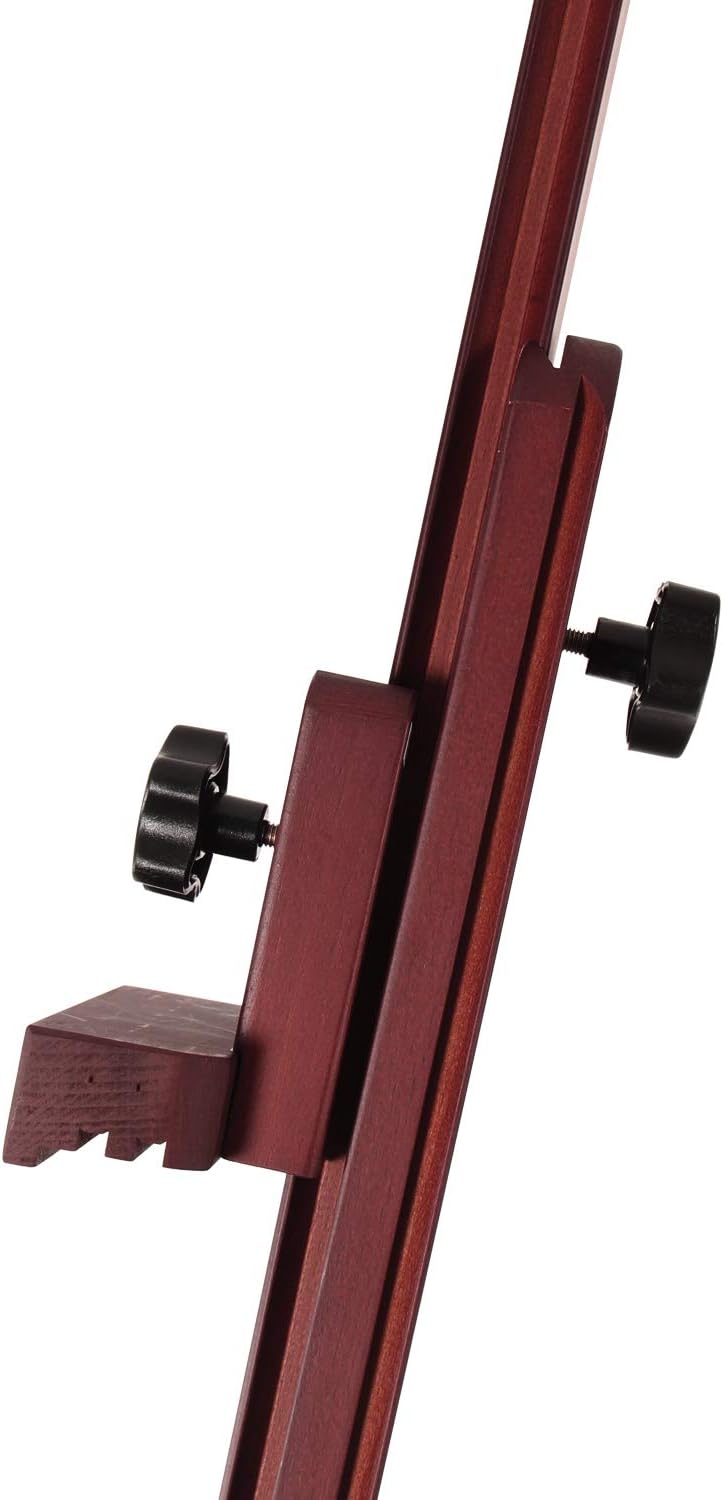 MEEDEN Large H Frame Easel: Heavy Duty Solid Beech Wood Easel Stand for Painting, Adjustable Wood Easel 190 cm to 370 cm - Image 3