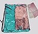 Mermaid Sequin Backpack Glittering Outdoor Shoulder Bag, Winmany Magic Reversible Glitter Drawstring Backpack , Fashion Bling Shining Dance Bag, Sports Backpack Bag