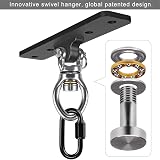 BeneLabel Swing Hanger 4-Hole Ceiling Hook 360 Swivel 900lb Mount Kit view 4