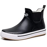 RAINANGEL Rain Boots for Women and Men,Unisex Ankle Rain Shoes Anti-Slipping Rainboots with Comfortable Lightweight Garden Rubber Rain Boot and Outdoor Work Shoes,Waterproof Fishing Deck Boots