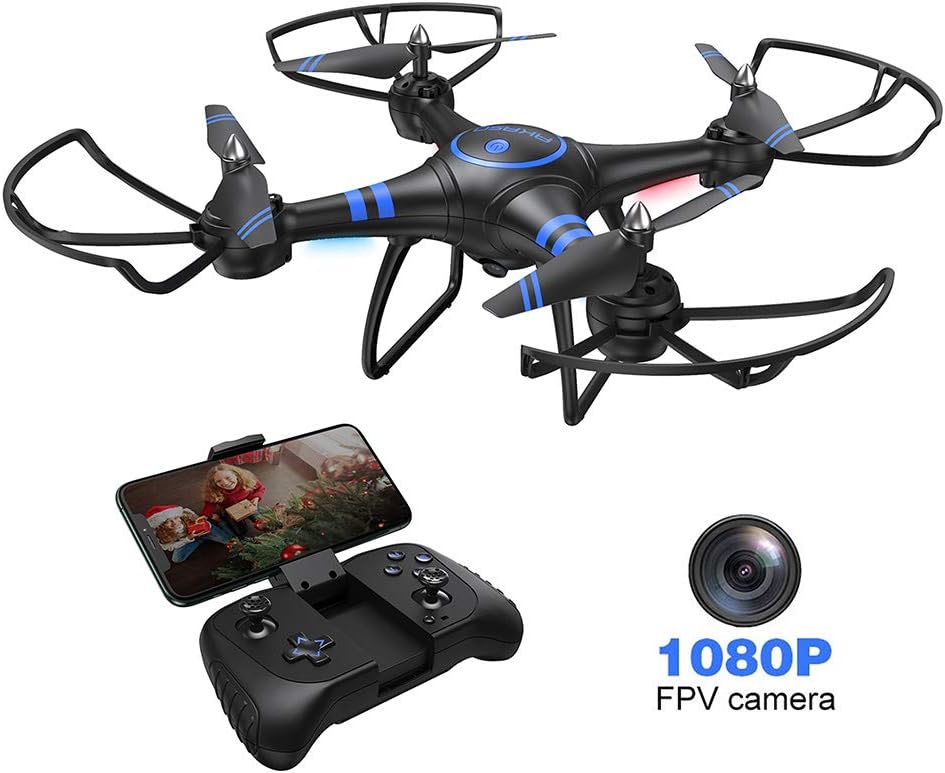 AKASO A31 Drone with Camera WiFi 1080P FPV Live Video RC Quadcopter Drone for Beginners Adults Kids, Bright LED Light, Altitude Hold, Headless Mode - Easy to Fly Gift Toy for Boys and Girls