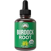Peak Performance USDA Organic Burdock Root Liquid Drops Supplement | Vegan Extract Oil Herb Tincture for Women and Men | Zero Sugar | Gluten Free | Non-GMO Supplements (2 fl oz)