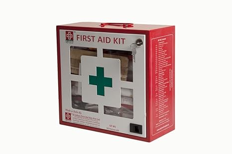 Buy St Johns First Aid Metal Box Large Empty Wall Mounted Online