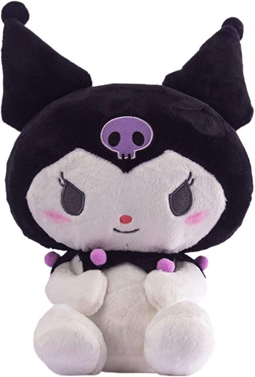 Skpitin Plush Doll Figurine Toy Pet Pillow Animal Plush Toys Doll Stuffed Animals Figurine Toys - San-Rio Kuro-MII Plush Toys Stuffed Anime Soft Toy Action Figure Birthday for Children (Black)
