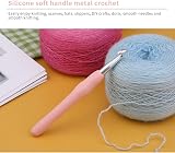 SUVSOON 8.0mm Ergonomic Soft Handle Crochet Hook Knit Tool for Beginners view 4