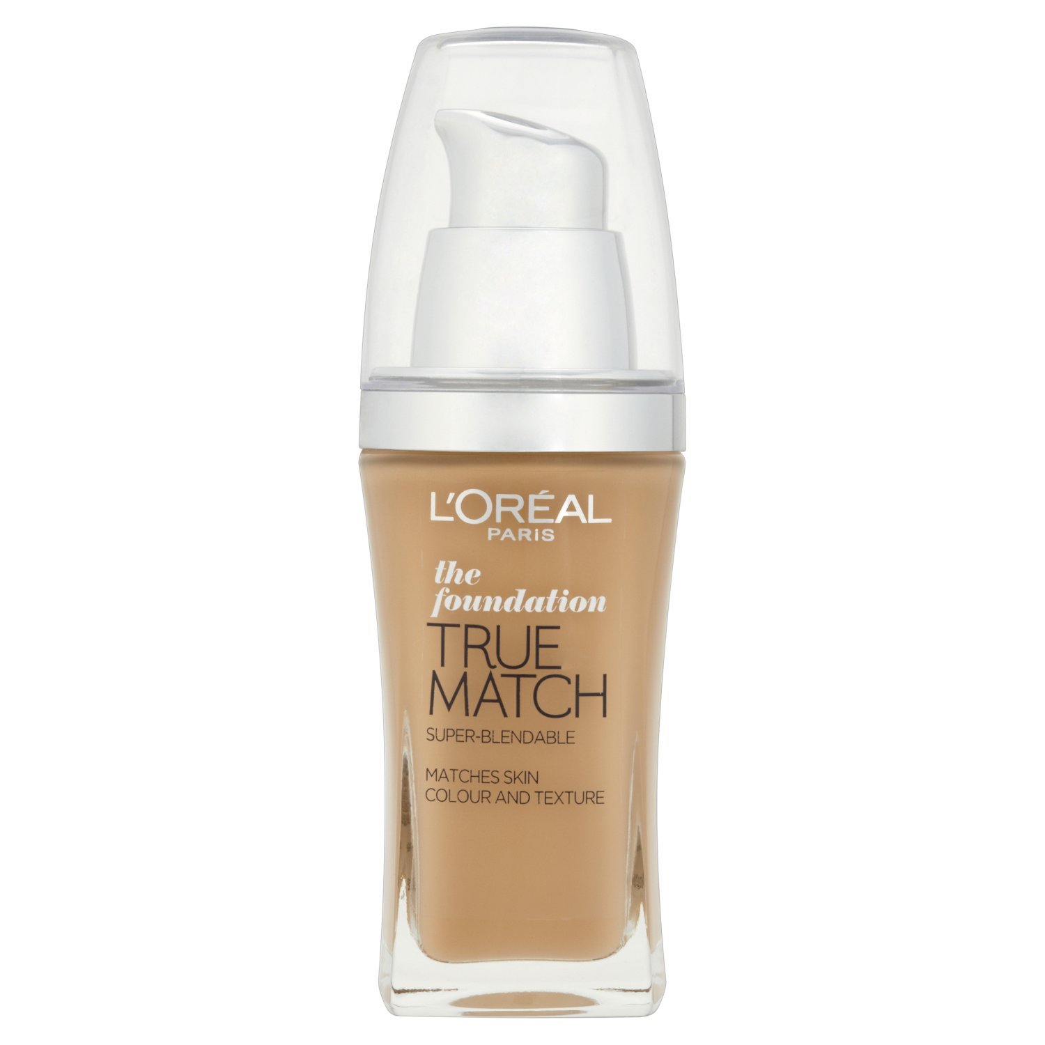 L'Oreal Paris True Match Foundation - 30 ml, Golden Natural (Number W4)
