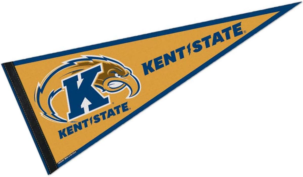 Amazon.com : College Flags & Banners Co. Kent State Pennant Full Size