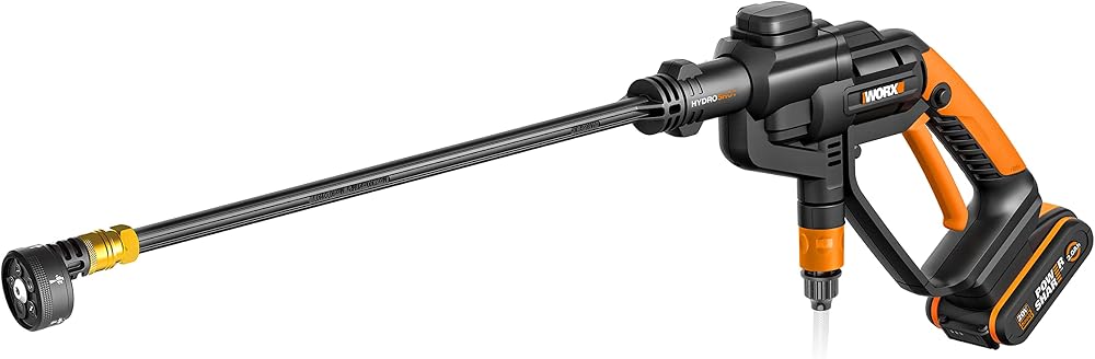 WORX Hydroshot WG620E Portable Power Washer 20V 24 bar 5-in-1 Nozzle Battery
