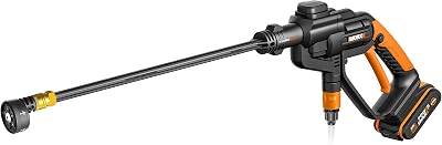 WORX Hydroshot WG620E Portable Power Washer 20V 24 bar 5-in-1 Nozzle Battery