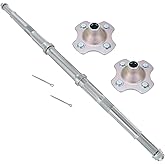 M MATI Rear Axle Shaft & Rear Wheel Hub 2PCS for Honda FourTrax 300 2x4 4x4 TRX300 TRX300FW 1993-2000 42310-HC5-970 42410-HM5-930