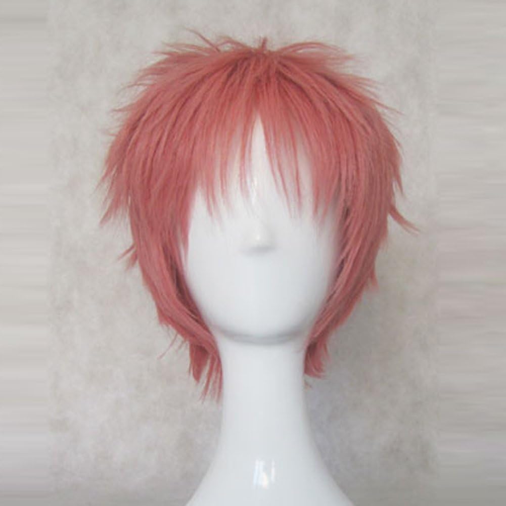 Free!-Eternal Summer- Kisumi Shigino Short Pink Cosplay Wig + Free Wig Cap