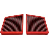 BMC Air Filter Panel Air Filter Compatible with 2018+ 911 (992) 3.0 H6 Carrera S Dakar Sport Classic Targa Turbo(Full Kit - 2 Filters Included)