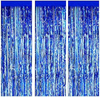 Amazon Com Foil Fringe Curtains Metallic Tinsel Mylar Curtain For