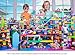 Premium Big Briks Black Basic Builder Set #1 - 84 Pack - (Big LEGO DUPLO Compatible) - Large Pegs