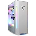 ViprTech Prime Gaming PC Computer Desktop - Intel Core i5 3rd Gen, GeForce GTX 750 4GB, 16GB RAM, 1TB HDD, WiFi, RGB Lighting, Windows 10 Pro, Streaming, Editing, White
