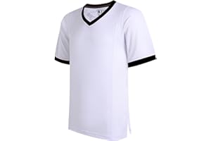 D DEHANER DEHANER Blank Football Jerseys for Men Unisex Workout Fitness Shirts Sports Uniform Casual Outfits