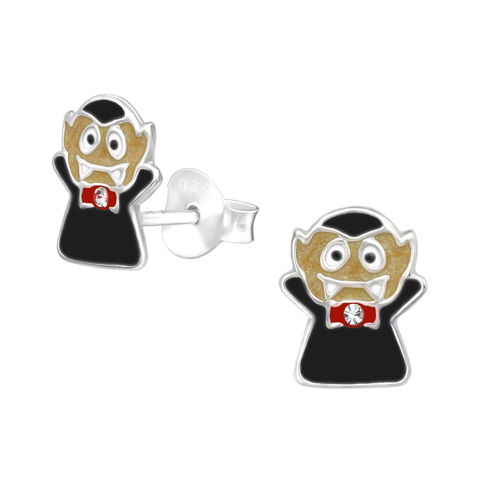 Vampire Earrings 925 Sterling Silver Halloween