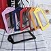 ISKYBOB Set of 14 Vertical Colorful Faux Leather Business ID Badge Card Holder,Not Included Neck Strap