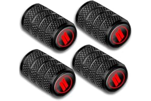 TUINS 4PCS Car Tire Valve Caps for Dodge Challenger Charger SRT Avenger Dakota RAM,Anti-Rust Anti Dust Valve Stem Cover,Universal for Cars Trucks Motorcycles and Bikes