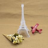 10 Inch LED Light Up Eiffel Tower, Built-in Color Changing Night Light, Battery Included Desk Lamp Centerpiece Cake Topper Decoration Gift