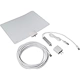 Mohu Leaf 50 Indoor Hdtv Antenna, Amplified, 60 Mile Range, Original Paper-Thin, Reversible, Paintable, 4K-Ready, 16 Foot Det