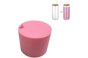SPANSEE Glitter Funnel for Snow Globe Tumblers, Funnel for Adding Glitter to Snowglobe Cups, DIY Glitter Cup Making Tools (Cu