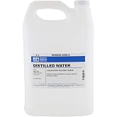 Distilled Water, Laboratory Grade, 4 Liters