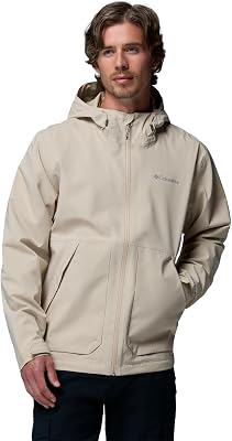 Chaqueta impermeable Altbound para hombre, color fósil antiguo, talla M