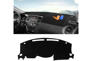 Autorder Dashboard Cover Mat for 2013-2020 Nissan Pathfinder Accessories Dash Cover Upgrade Velvet Dash Mat Sunshade Glare UV Rays Protector