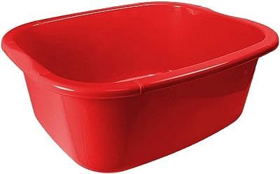 OptiProducts 11L Plastic Washing Bowl Rectangular Multi-Purpose Basin