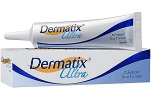 1 Tube (15 Grams) of Dermatix Ultra Advanced Scar Formula Advanced Silicone Gel for Cosmetic Improvement of Keloids, Surgical