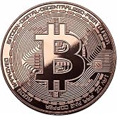 11FORCE Bitcoin Copper Round Copper Coin, Not Plated
