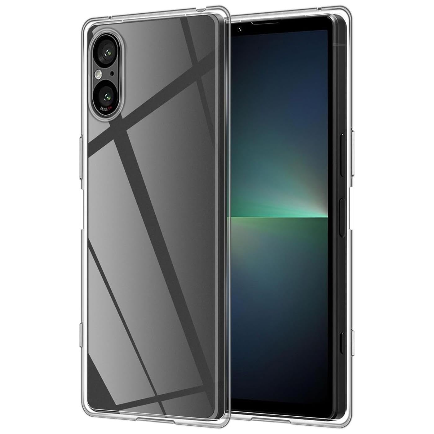Mobile phone case for Sony Xperia 5 V Case (2023), mobile phone cover for Sony Xperia 5 V case transparent thin clear silicone, transparent