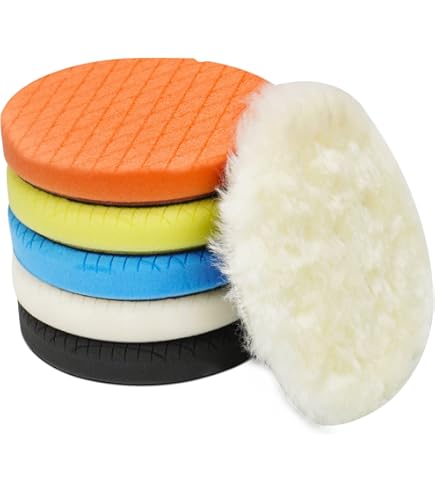 Car Polishing Pad Kit With 3 Inch Buffing Polishing Pads Wool Pads Drill Adapter 2 In 1 Car Foam Drill Polishing Pad Kit For Car Sanding - Foto 10