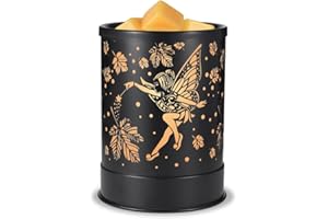 nawaza Wax Melt Warmer,Wax Melter and Candle Warmer for Scented Wax with 7 Colors LED Light,Electric Wax Warmer as Gifts for Mom Grandma Women(Flower Fairy)