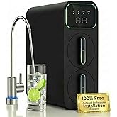 Ecoviva 600GPD Reverse Osmosis Under Sink Water System - Provide Free On-site Installation Service, Model E6pro