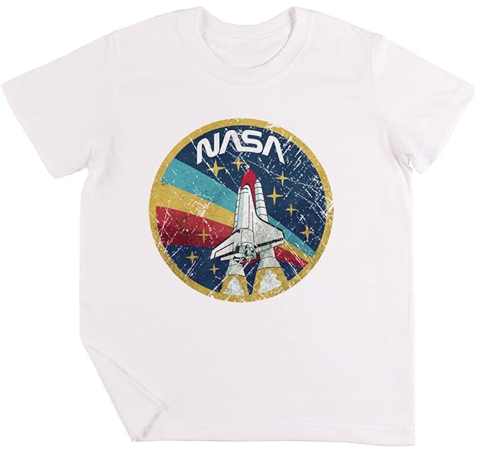 maglietta nasa bianca