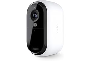 Arlo Essential Security Camera 1080p HD, Outdoor - Indoor, 2nd Gen, Wireless Rechargeable Camera, 2-Way Audio, Color Night Vision, Live Stream, Real Time Notifications, Wide Angle - White, 1 Camera